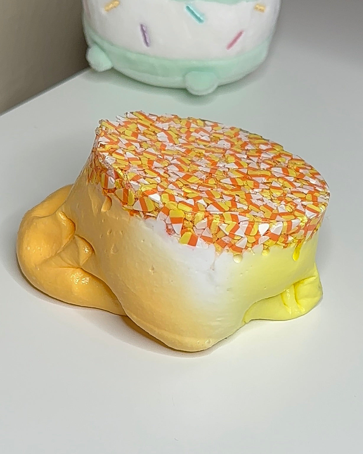 candy corn mochi