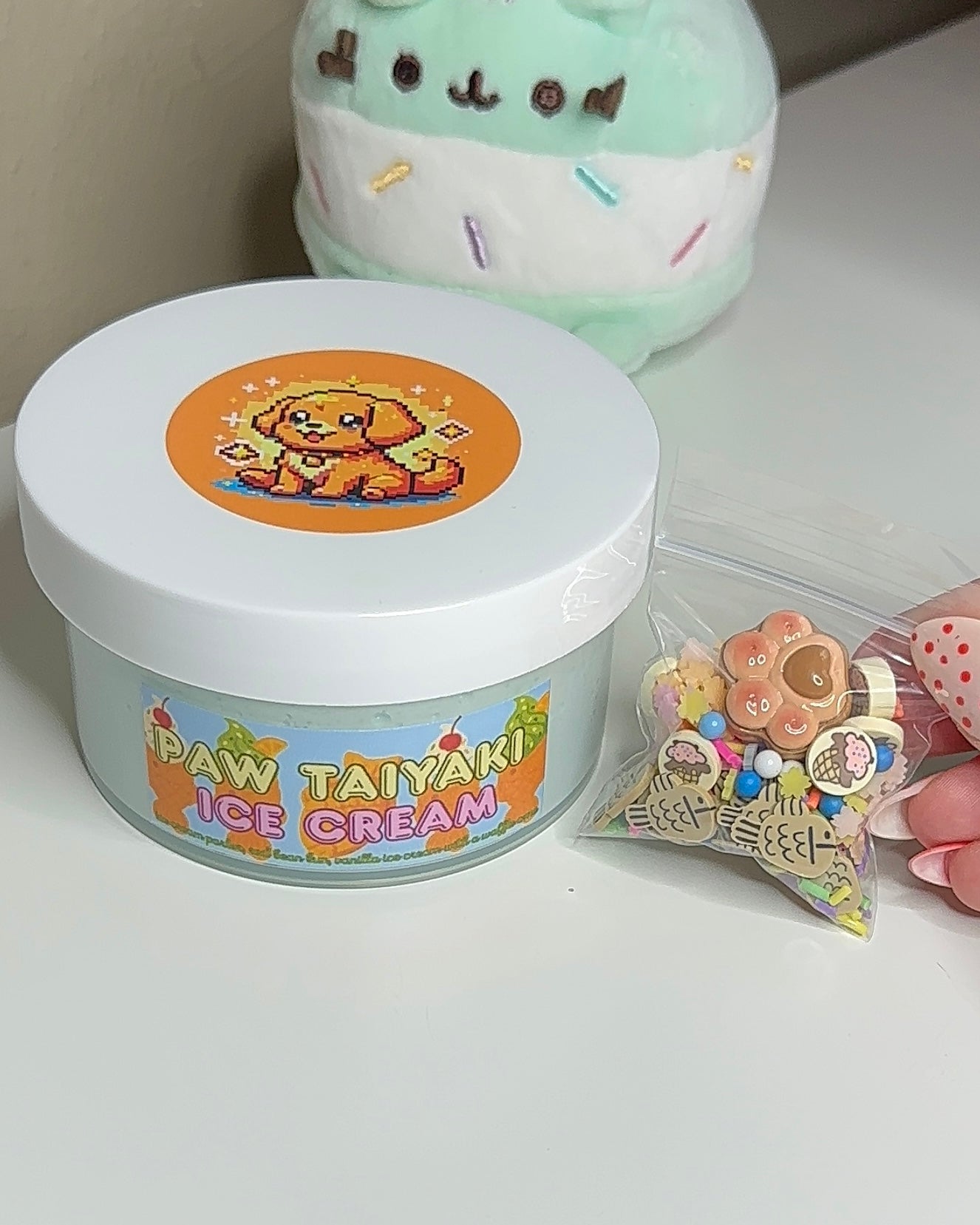 paw taiyaki ice cream